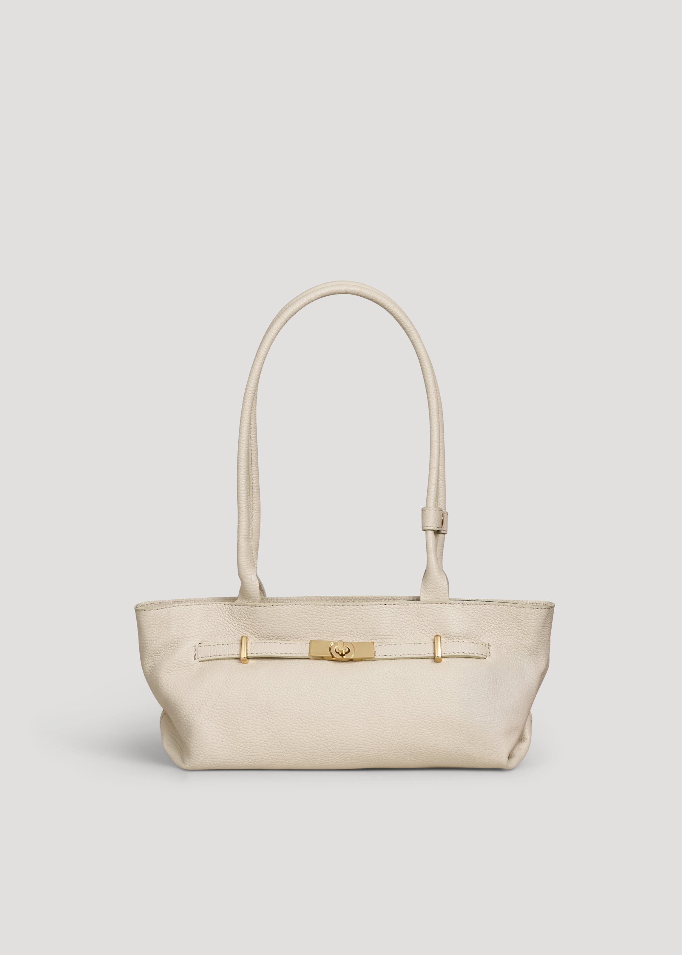 Lola Tasche aus Togo-Leder in Beige