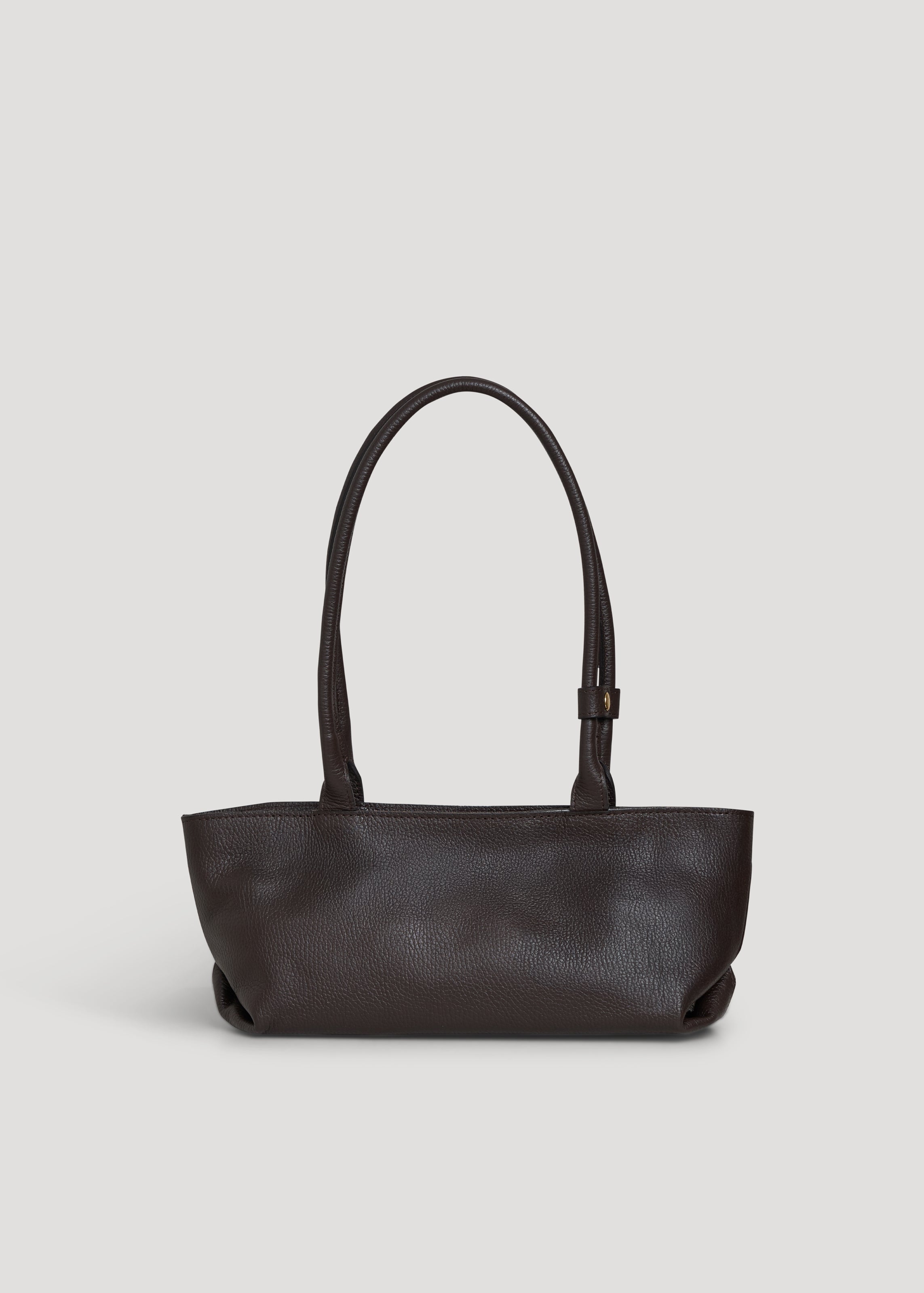 Lola Tasche aus Togo-Leder in Dunkelbraun